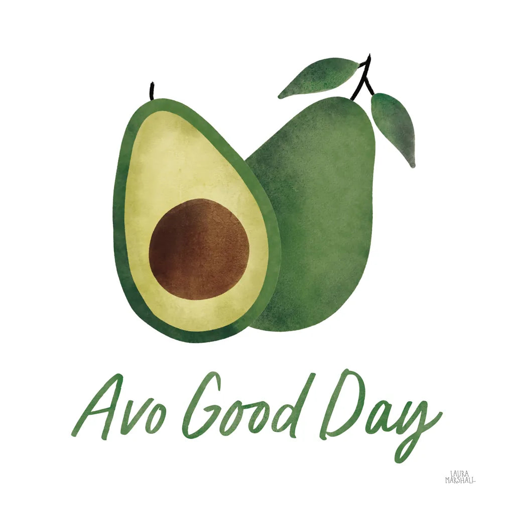 Avo Party II by Laura Marshall. SKU 76849a. Archival Giclee Fine art print for wall decor.