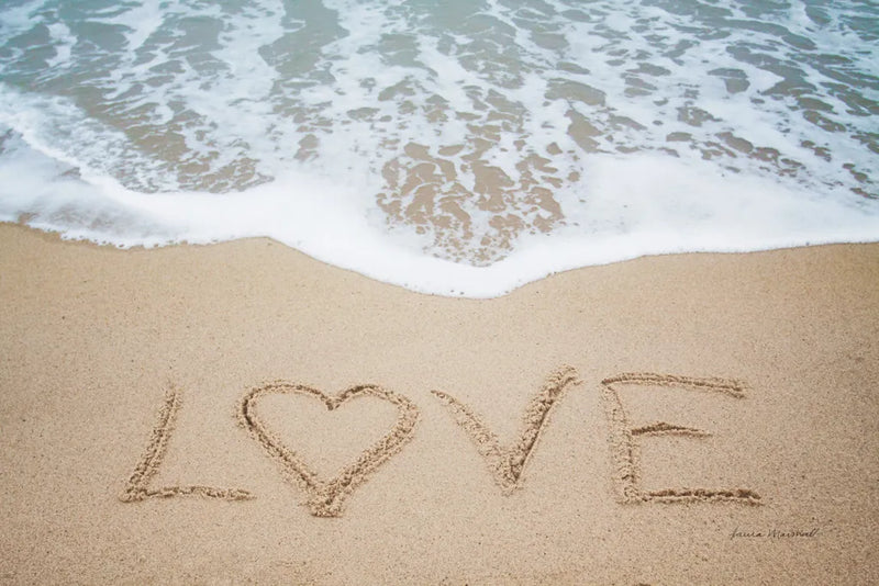 Beach Love II by Laura Marshall. SKU 39638i. Archival Giclee Fine art print for wall decor.