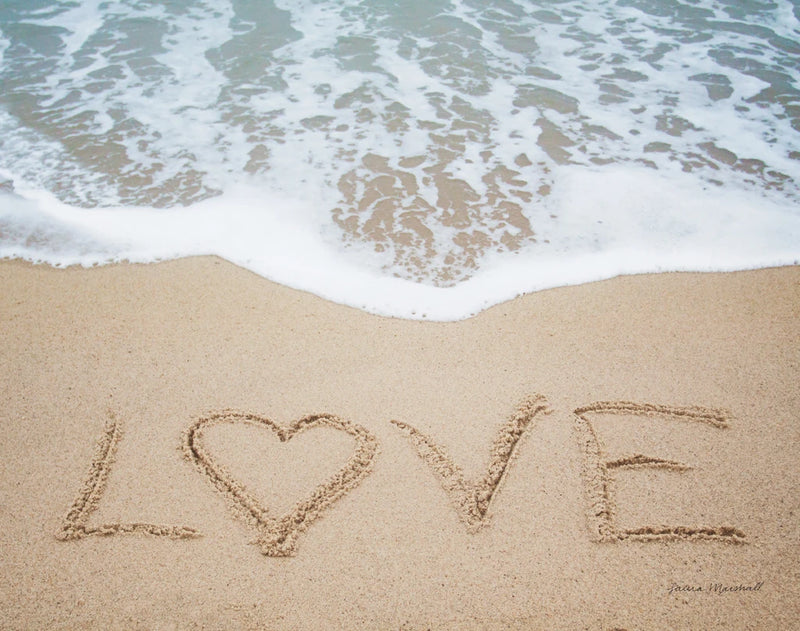 Beach Love II Crop by Laura Marshall