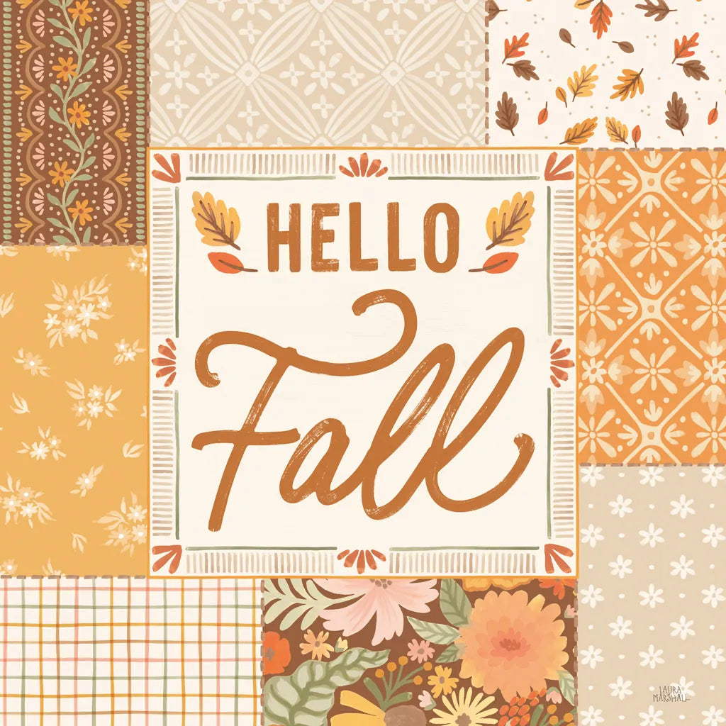 Blooming Autumn II by Laura Marshall. SKU 93728a. Archival Giclee Fine art print for wall decor.