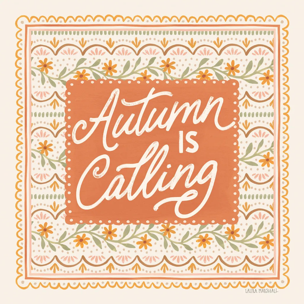 Blooming Autumn IV by Laura Marshall. SKU 93730a. Archival Giclee Fine art print for wall decor.