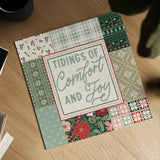 Blooming Christmas II by Laura Marshall. Shown as a detailed flat fine art print, highlighting archival giclee quality. Available as an archival giclee rolled canvas, fine art paper, or poster print. SKU 102977a.