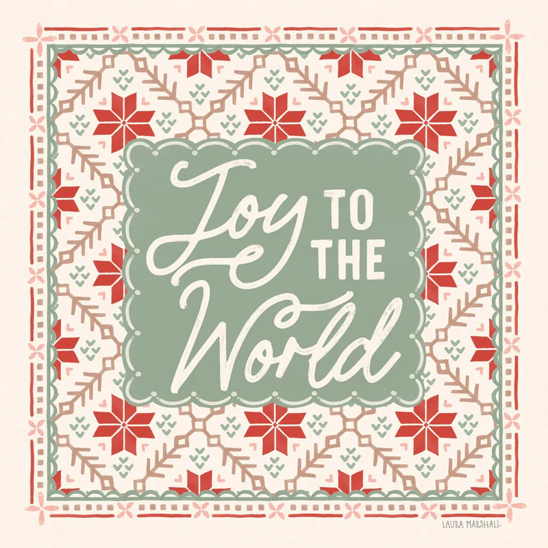 Blooming Christmas VI by Laura Marshall. SKU 102981a. Archival Giclee Fine art print for wall decor.