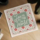 Blooming Christmas VI by Laura Marshall. Shown as a detailed flat fine art print, highlighting archival giclee quality. Available as an archival giclee rolled canvas, fine art paper, or poster print. SKU 102981a.