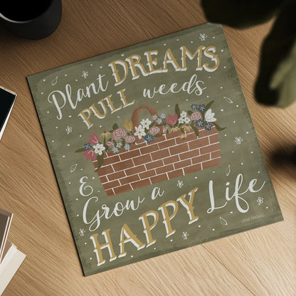 Blooming Garden V by Laura Marshall. Shown as a detailed flat fine art print, highlighting archival giclee quality. Available as an archival giclee rolled canvas, fine art paper, or poster print. SKU 32073a.