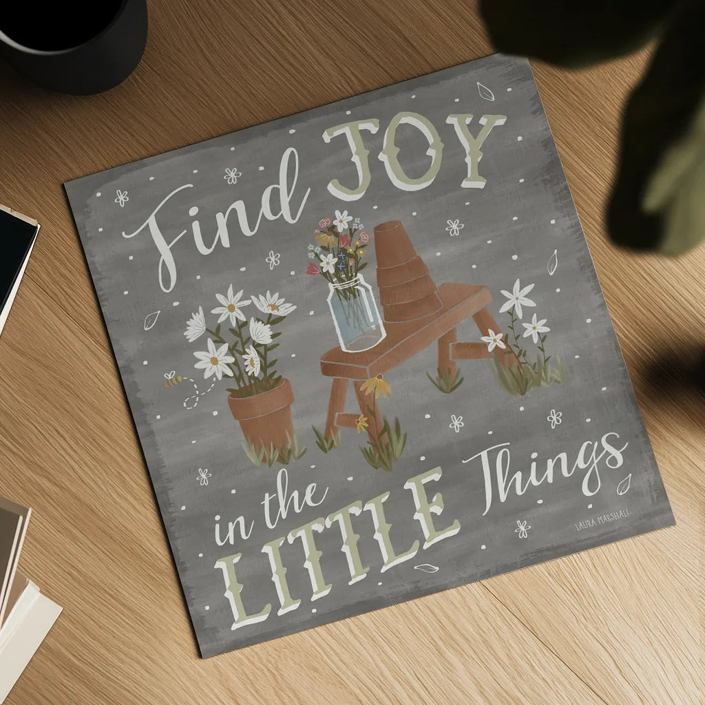 Blooming Garden VI by Laura Marshall. Shown as a detailed flat fine art print, highlighting archival giclee quality. Available as an archival giclee rolled canvas, fine art paper, or poster print. SKU 32074a.