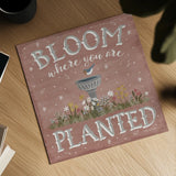 Blooming Garden VII by Laura Marshall. Shown as a detailed flat fine art print, highlighting archival giclee quality. Available as an archival giclee rolled canvas, fine art paper, or poster print. SKU 32075a.