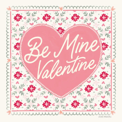 Blooming Hearts VI by Laura Marshall. SKU 93013a. Archival Giclee Fine art print for wall decor.