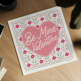 Blooming Hearts VI by Laura Marshall. Shown as a detailed flat fine art print, highlighting archival giclee quality. Available as an archival giclee rolled canvas, fine art paper, or poster print. SKU 93013a.