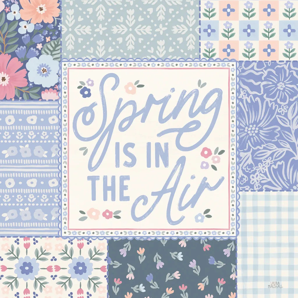 Blooming Spring II by Laura Marshall. SKU 97457a. Archival Giclee Fine art print for wall decor.