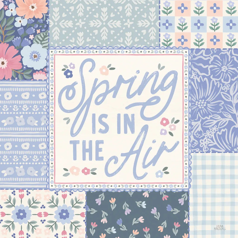 Blooming Spring II by Laura Marshall. SKU 97457a. Archival Giclee Fine art print for wall decor.