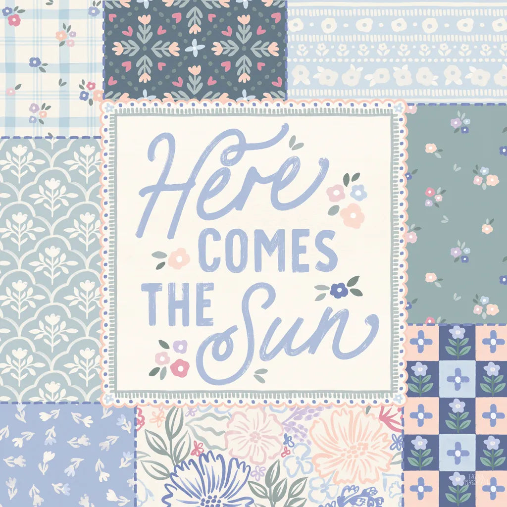 Blooming Spring III by Laura Marshall. SKU 97458a. Archival Giclee Fine art print for wall decor.