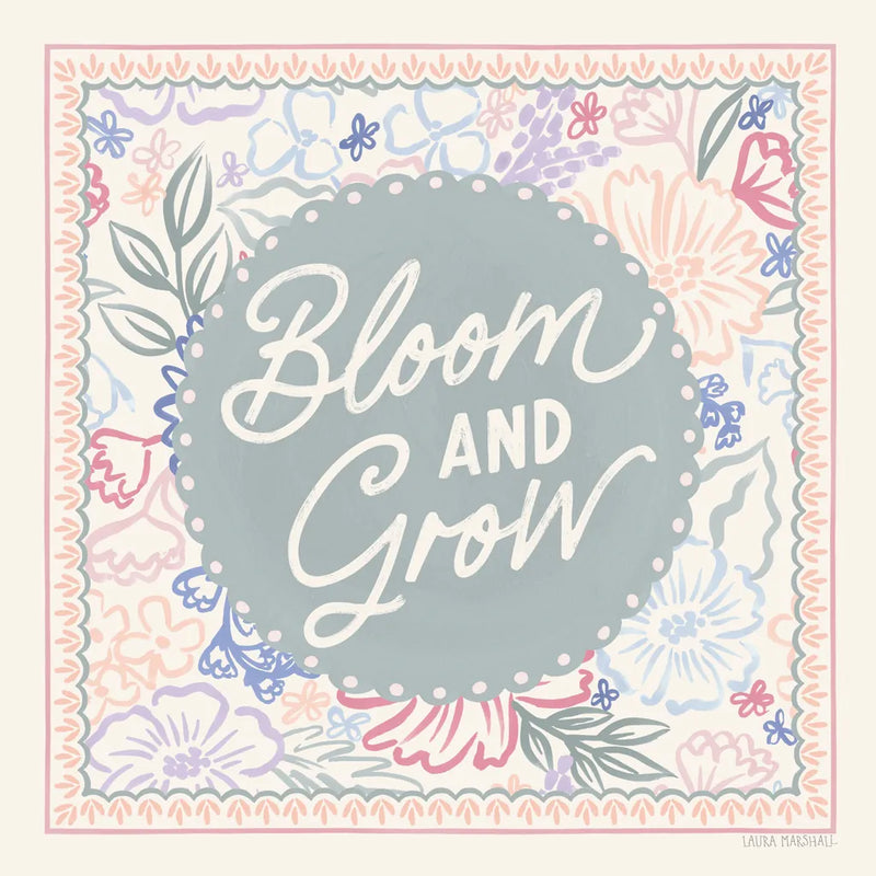 Blooming Spring VI by Laura Marshall. SKU 97461a. Archival Giclee Fine art print for wall decor.