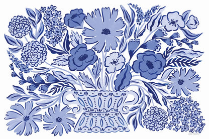 Blue Reverie I by Laura Marshall. SKU 96782i. Archival Giclee Fine art print for wall decor.