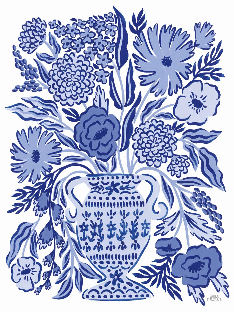Blue Reverie III by Laura Marshall