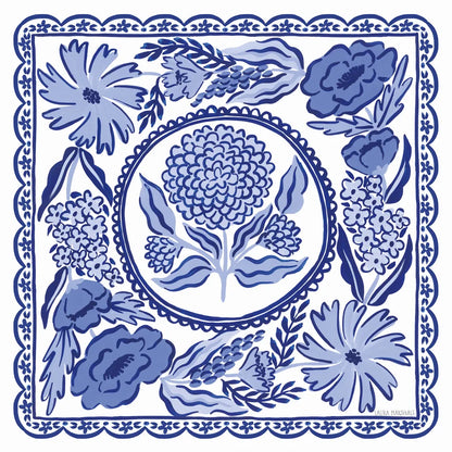 Blue Reverie VI by Laura Marshall. SKU 96787a. Archival Giclee Fine art print for wall decor.