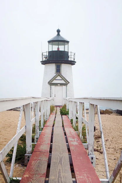 Brant Point Lighthouse by Laura Marshall. SKU 39641h. Archival Giclee Fine art print for wall decor.