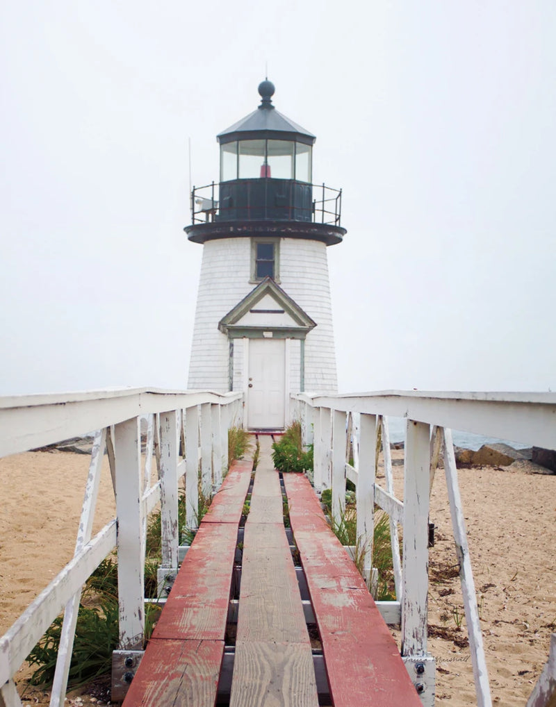 Brant Point Lighthouse Crop by Laura Marshall