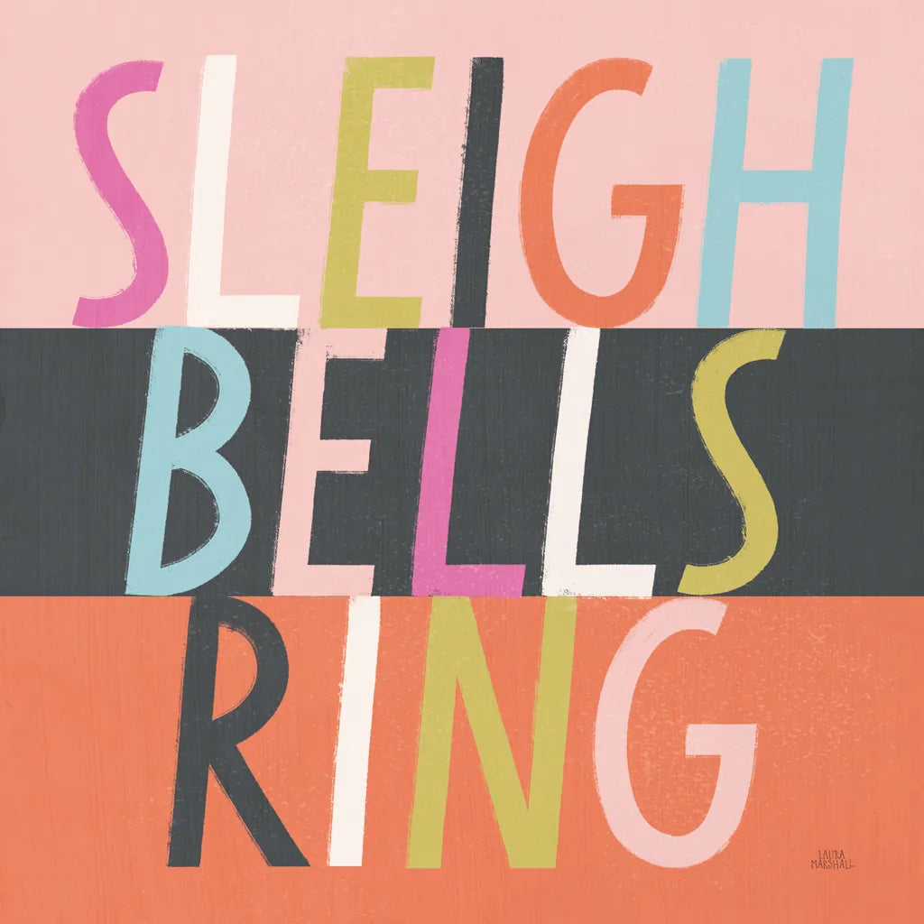 Bright Christmas Wishes II by Laura Marshall. SKU 65938a. Archival Giclee Fine art print for wall decor.