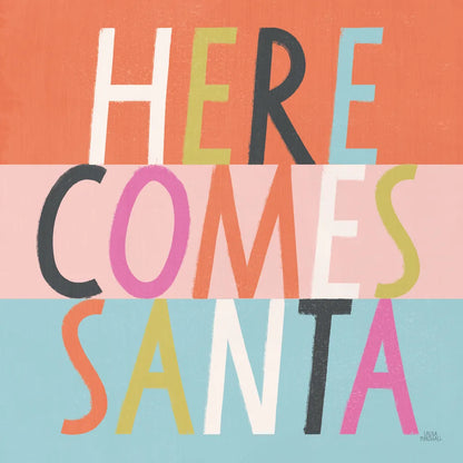 Bright Christmas Wishes III by Laura Marshall. SKU 65939a. Archival Giclee Fine art print for wall decor.