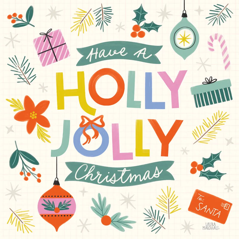 Bright Tidings III by Laura Marshall. SKU 101740a. Archival Giclee Fine art print for wall decor.