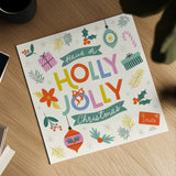 Bright Tidings III by Laura Marshall. Shown as a detailed flat fine art print, highlighting archival giclee quality. Available as an archival giclee rolled canvas, fine art paper, or poster print. SKU 101740a.