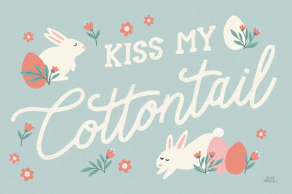 Bunny Kisses I v2 by Laura Marshall. SKU 97390i. Archival Giclee Fine art print for wall decor.