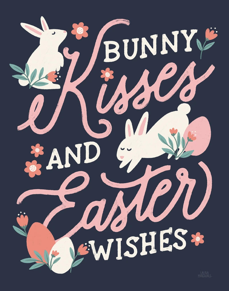 Bunny Kisses II by Laura Marshall