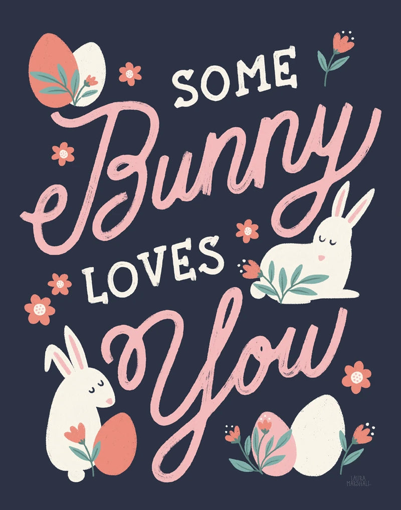 Bunny Kisses III by Laura Marshall