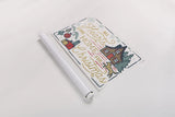 Christmas Adventures I by Laura Marshall. shown as a rolled paper print. Available as archival giclee rolled canvas, fine art paper, or poster print. SKU 60093i.