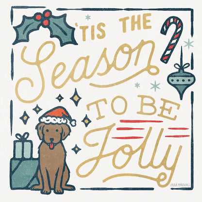 Christmas Adventures II by Laura Marshall. SKU 60094a. Archival Giclee Fine art print for wall decor.