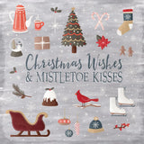 Christmas Cheer I by Laura Marshall. SKU 38765a. Archival Giclee Fine art print for wall decor.