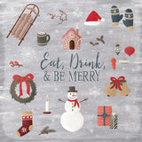 Christmas Cheer II by Laura Marshall. SKU 38766a. Archival Giclee Fine art print for wall decor.