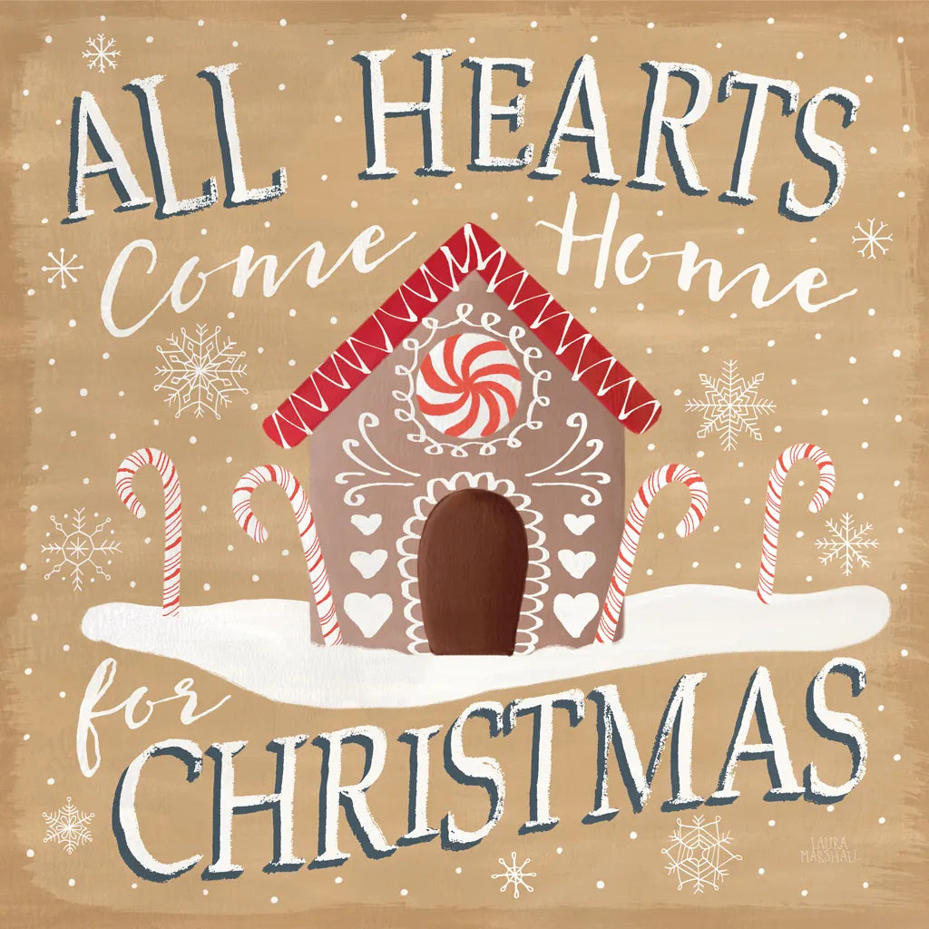 Christmas Cheer VII by Laura Marshall. SKU 38771a. Archival Giclee Fine art print for wall decor.