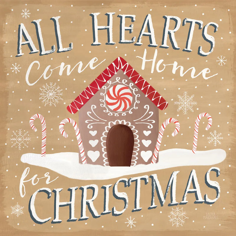 Christmas Cheer VII by Laura Marshall. SKU 38771a. Archival Giclee Fine art print for wall decor.