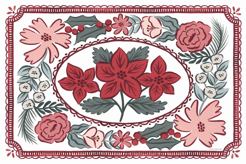 Christmas Reverie I by Laura Marshall. SKU 99618i. Archival Giclee Fine art print for wall decor.