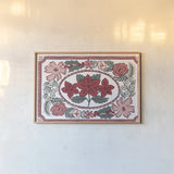 Christmas Reverie I by Laura Marshall. shown as a paper print in a natural frame. Available as a archival giclee rolled canvas, fine art paper, or poster print. SKU 99618i.