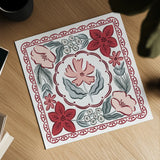 Christmas Reverie IV by Laura Marshall. Shown as a detailed flat fine art print, highlighting archival giclee quality. Available as an archival giclee rolled canvas, fine art paper, or poster print. SKU 99621a.