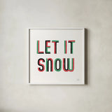 Christmas Sentiments III Black by Laura Marshall. Shown in a crisp white glass frame for a clean and minimalist style. Available as an archival giclee rolled canvas, fine art paper, or poster print. SKU 65280a.