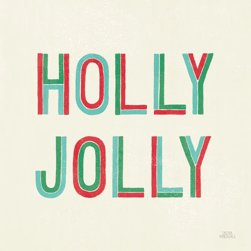 Christmas Sentiments IV by Laura Marshall. SKU 58582a. Archival Giclee Fine art print for wall decor.
