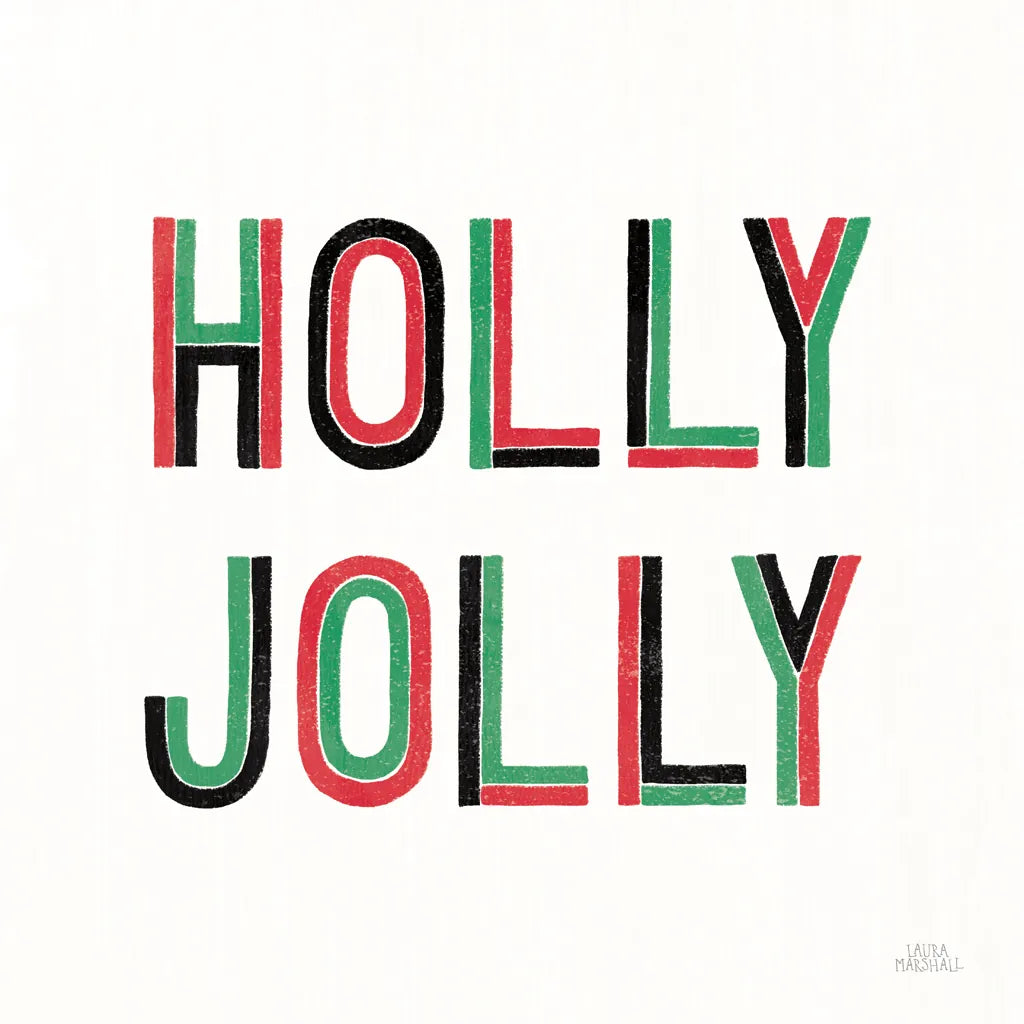 Christmas Sentiments IV Black by Laura Marshall. SKU 65281a. Archival Giclee Fine art print for wall decor.