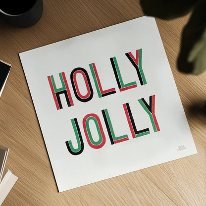 Christmas Sentiments IV Black by Laura Marshall. Shown as a detailed flat fine art print, highlighting archival giclee quality. Available as an archival giclee rolled canvas, fine art paper, or poster print. SKU 65281a.
