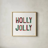Christmas Sentiments IV Black by Laura Marshall. Shown in a natural wood glass frame for a timeless modern aesthetic. Available as an archival giclee rolled canvas, fine art paper, or poster print. SKU 65281a.