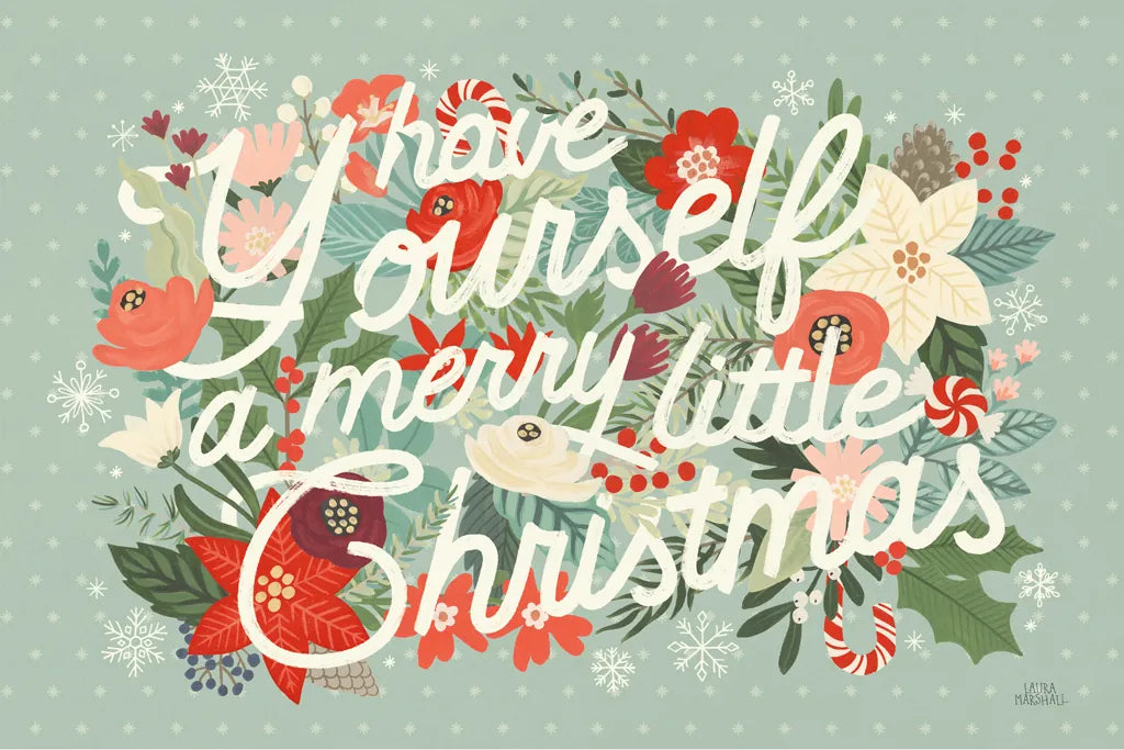 Christmas Wishes I by Laura Marshall. SKU 66383i. Archival Giclee Fine art print for wall decor.