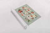Christmas Wishes I by Laura Marshall. shown as a rolled paper print. Available as archival giclee rolled canvas, fine art paper, or poster print. SKU 66383i.