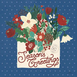 Christmas Wishes III Dark by Laura Marshall. SKU 67519a. Archival Giclee Fine art print for wall decor.