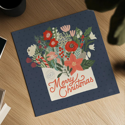 Christmas Wishes IV by Laura Marshall. Shown as a detailed flat fine art print, highlighting archival giclee quality. Available as an archival giclee rolled canvas, fine art paper, or poster print. SKU 66386a.