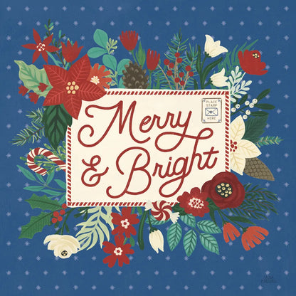 Christmas Wishes VI Dark by Laura Marshall. SKU 67522a. Archival Giclee Fine art print for wall decor.