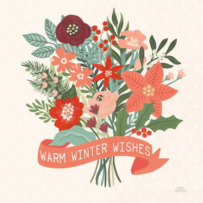 Christmas Wishes VII by Laura Marshall. SKU 66389a. Archival Giclee Fine art print for wall decor.