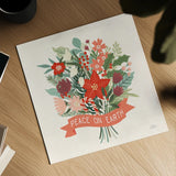 Christmas Wishes VIII by Laura Marshall. Shown as a detailed flat fine art print, highlighting archival giclee quality. Available as an archival giclee rolled canvas, fine art paper, or poster print. SKU 66390a.